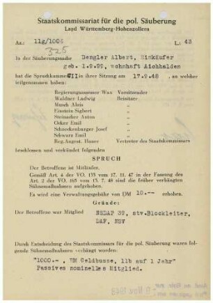 Dengler, Albert