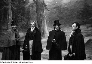 Szenen aus der Oper "Eugen Onegin" von Pjotr Iljitsch Tschaikowski in der Deutschen Staatsoper