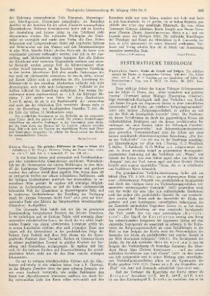 692-694 [Rezension] Honecker, Martin, Kirche als Gestalt und Ereignis