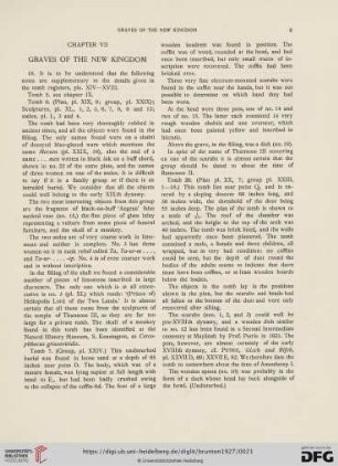 Chapter VII: Graves of the New Kingdom