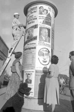 Wahlwerbung zur Bundestagswahl 1953