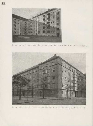 Baugruppe Geygerstraße, Neukölln, Bezirk Neukölln. Teilansicht ; Baugruppe Geygerstraße, Neukölln, Bezirk Neukölln. Teilansicht