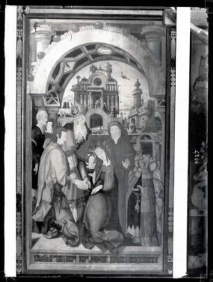 Stiftskirche; Hochaltar, Vermählung Mariä von Jörg Ratgeb