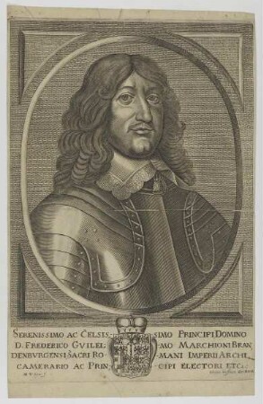 Bildnis des Frederico Gvilelmo, Kurfürst von Brandenburg
