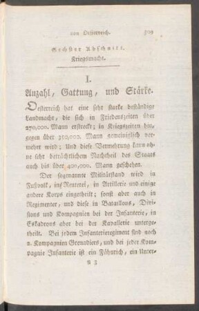 Sechster Abschnitt. Kriegsmacht.