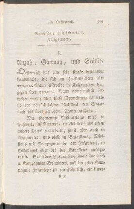 Sechster Abschnitt. Kriegsmacht.