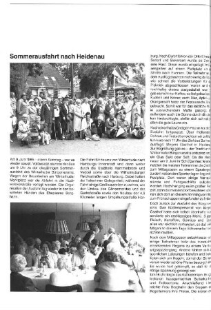 Sommerausfahrt nach Heidenau