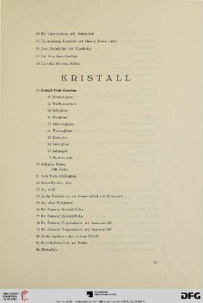 Kristall (Nr. 69-99a)