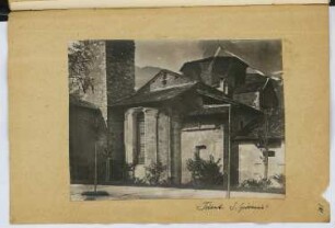 San Lorenzo, Trient: Ansicht der Ostapsis (aus: Skizzen- und Fotoalbum 5)