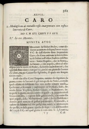 XXVII. Caro