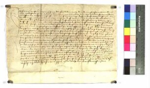 Fritz von Crailsheim (Craulsheim), gesessen zu Morstein, verkauft dem ehrbaren und festen Burckart von Wollmershausen d. Ä. zu Amlishagen (Amlungshag) ein Gut zu Triftshausen (Trifftshausen) (Inh. Jorig Morig, Gült 3 Gulden, 1 Fastnachtshuhn), ein Hölzlein daselbst (Gült 2 Gulden, 2 Herbsthühner), ein Gültlein zu Schainbach (Scheinbach) (Inh. Hagenans, Gült 1 1/2 Gulden, 1 Fastnachtshuhn), um 100 rheinische Gulden.