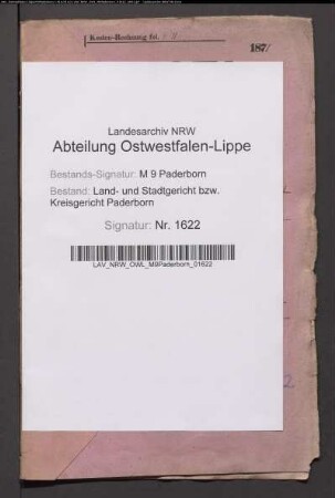 Erblasser: Backhaus, Xaver: