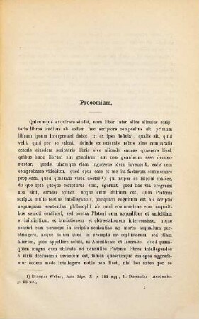 De Hippia maiore qui fertur Platonis