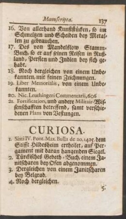 Curiosa