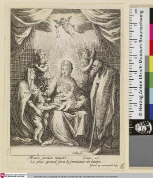 [Die Anerkennung des kleinen Johannes dem Täufer; Les Hommages du petit saint Jean]