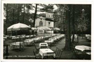 Hainichen. Stadtpark - Wirtschaft