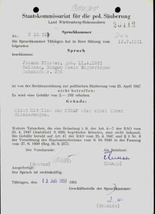 Pfister, Johann