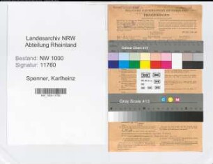 Entnazifizierung Karlheinz Spenner, geb. 06.11.1922 (Finanzinspektor)