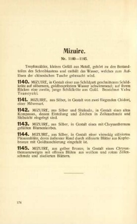 Mizuire. Nr. 1140-1145