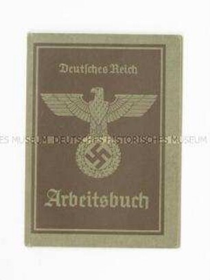 Arbeitsbuch des Deutschen Reiches mit einem tschechischen Stempel von 1946 - Familienkonvolut
