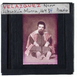 Velázquez, Porträt Sebastián de Morra (Madrid Prado P001202)