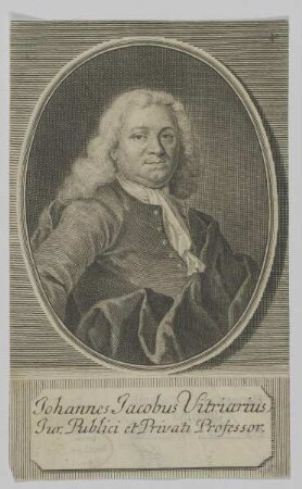 Bildnis des Johannes Jacobus Vitriarius