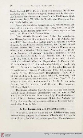 2. Die Romantiker der Frührenaissance