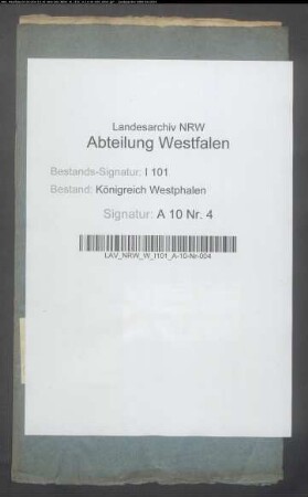 Untersuchungsrichter (juges instructeurs), Distrikt Bielefeld