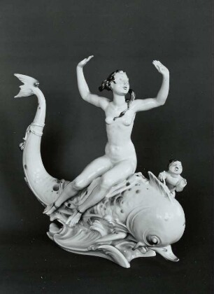 Venus und Amor auf Delphin