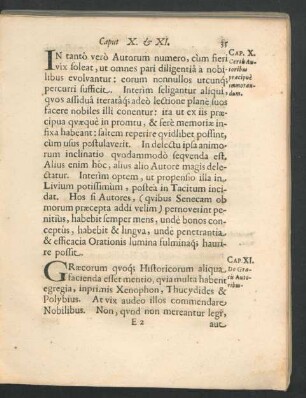 Cap. XI. De Graecis Autoribus.