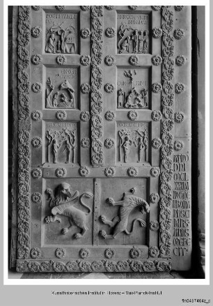 Bronzetür des Westportals