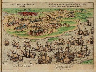Res Gestæ Friderici II Daniæ etc. - Belagerung von Helmstadium