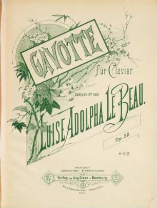 Gavotte : für Clavier ; op. 32