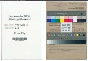 Entnazifizierung Elly Rode , geb. 22.09.1914 (Stenotypistin)
