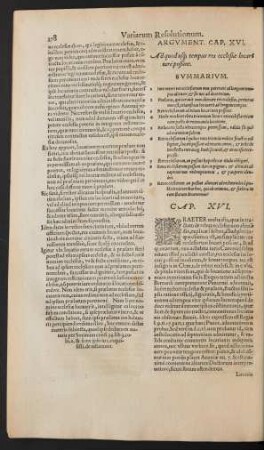 Argument. Cap. XVI.