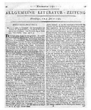 Teutsche Staats-Literatur. - Tübingen 1790-91