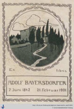 [Provenienz]: Bayersdorfer, Adolf