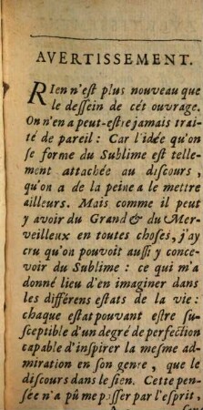 Du Grand Ou Du Sublime Dans Les Moeurs Et Dans Les Différentes Conditions Des Hommes : Avec quelques observations sur l'Éloquence des Bienséances