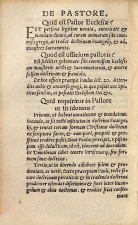 Margarita theologica, continens praecipuos locos doctrinae Christianae ...