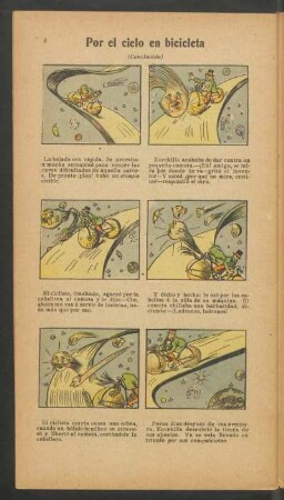 Por el cielo en bibiclea - (Conclusión), [Cómic]
