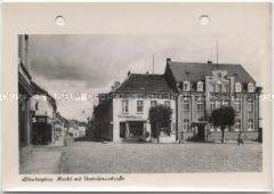 Altentreptow, Markt mit Unterbaustraße