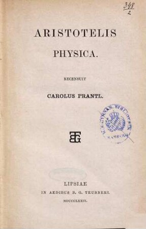 Aristotelis physica