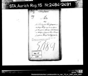 Die Abgaben der Kirchengemeinde in Jemgum aus dem Kirchenland an den Flecken Jemgum