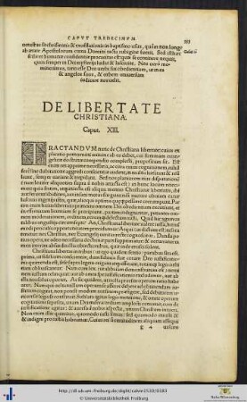 De libertate christiana