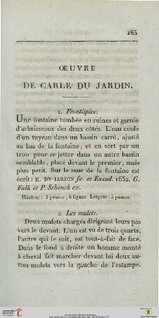 Oeuvre de Carle du Jardin