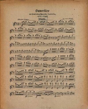 Ouvertüre : zu Isabella