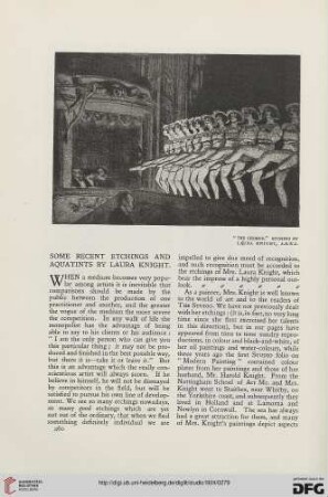 87: Some recent etchings and aquatints by Laura Knight