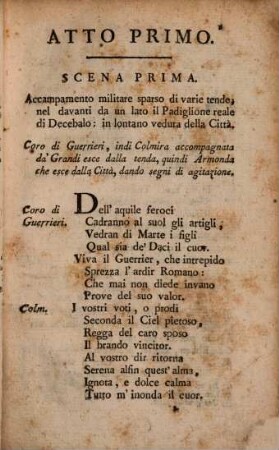 Trajano in Dacia : Dramma per musica