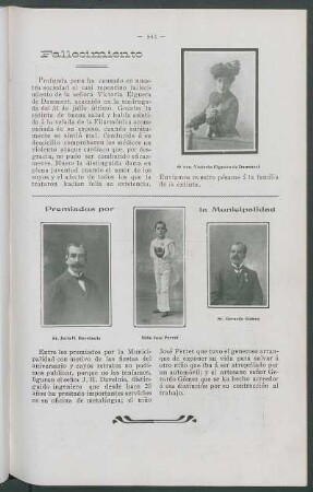 Premiados por la Municipalidad