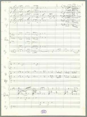 Symphonies concertantes, winds, cb, Fragments - BSB Mus.ms. 12969 : [without title]